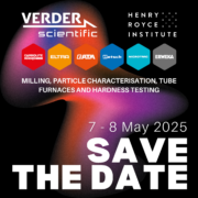 Royce Training: Milling, Particle Characterisation, Tube Furnaces and Hardness Testing with Verder Scientific